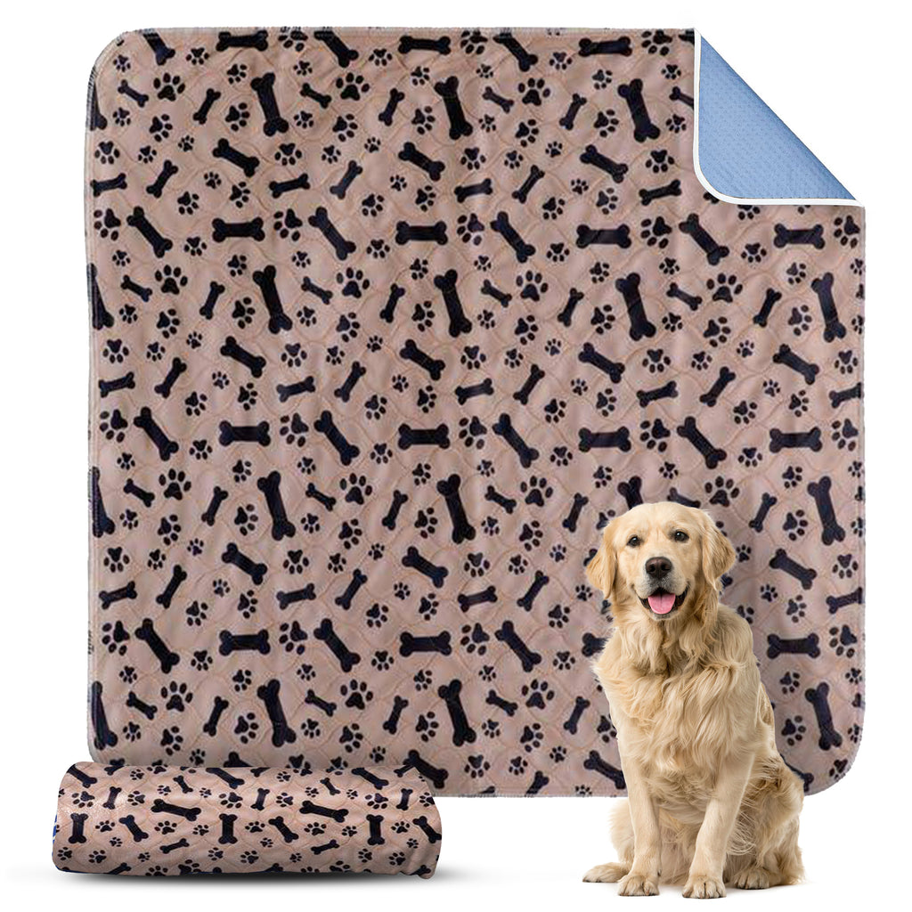 Coffee Accident Proof Dog Mat | Premium Reusable Puppy Pads - Dry Paws