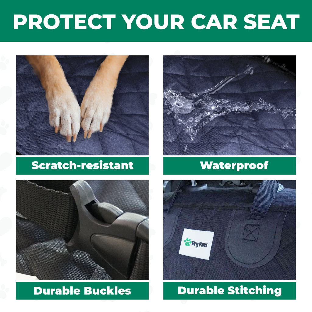 Single Seat Cover (Nonslip, Waterproof & Scratchproof) - Dry Paws